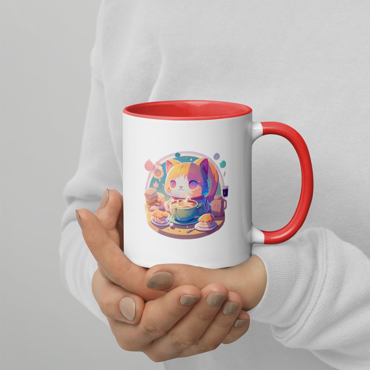 Kawaii Cute Anime Mug - Morning Nyan