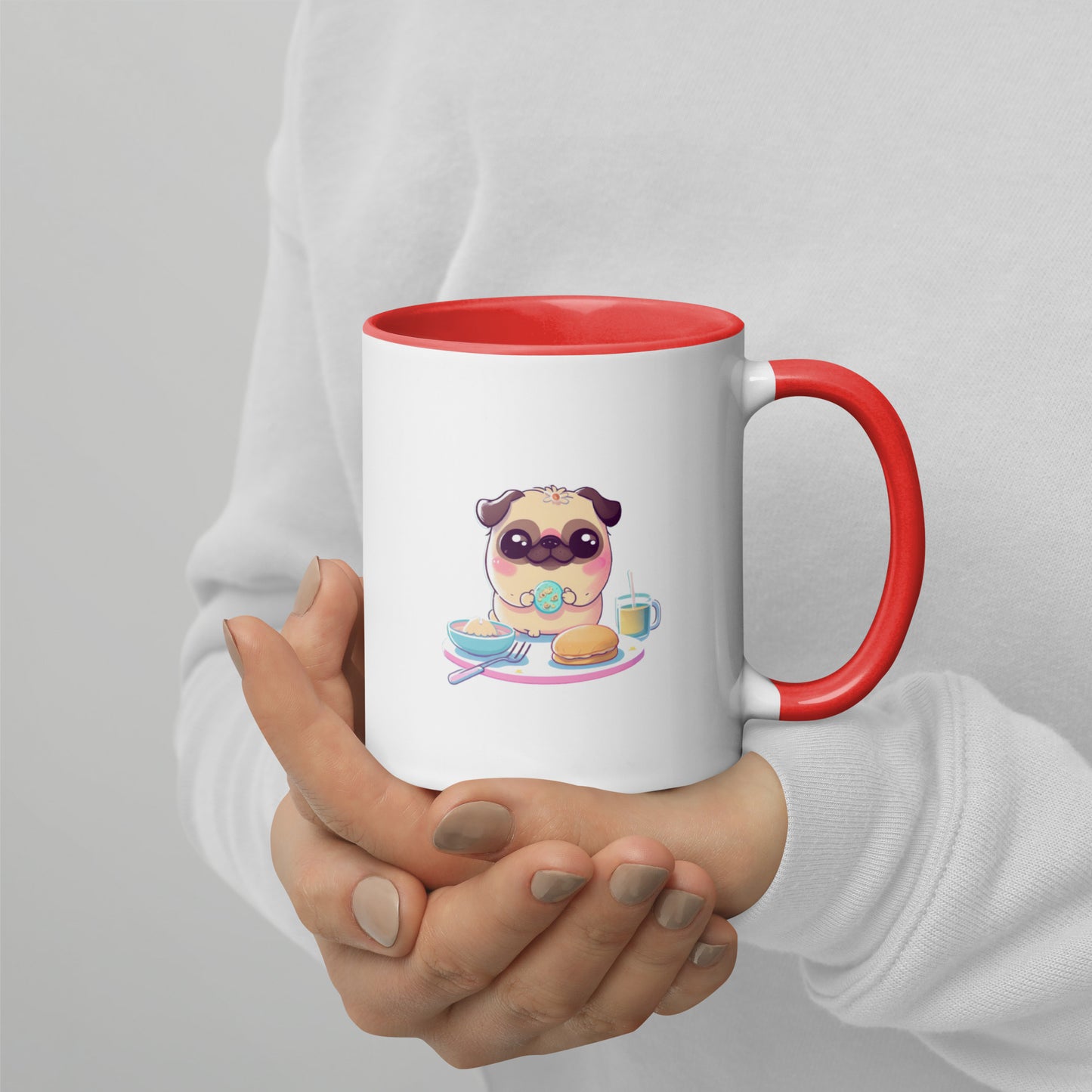 Kawaii Cute Anime Mug - Mochi The Pug