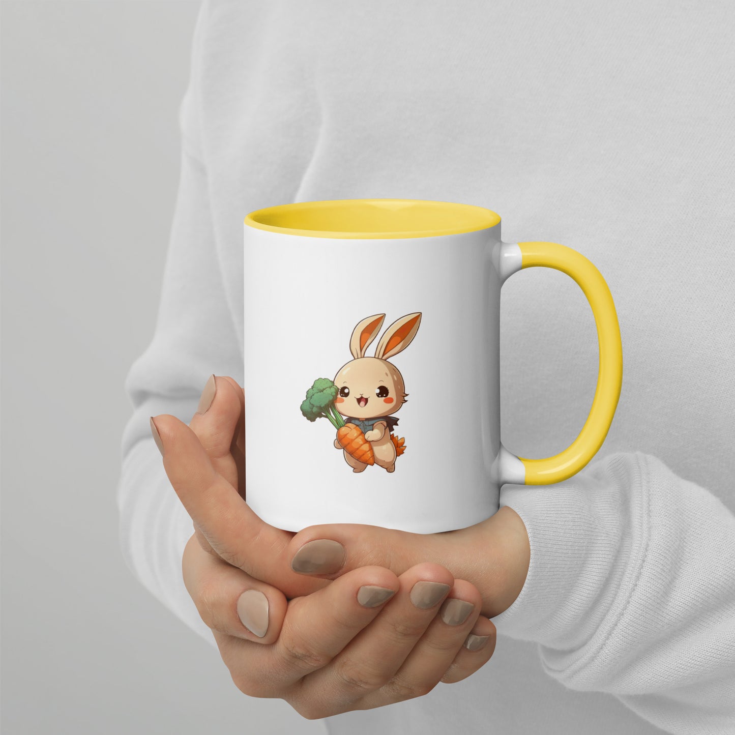 Kawaii Cute Anime Mug - Hoppu the Cute Bunny