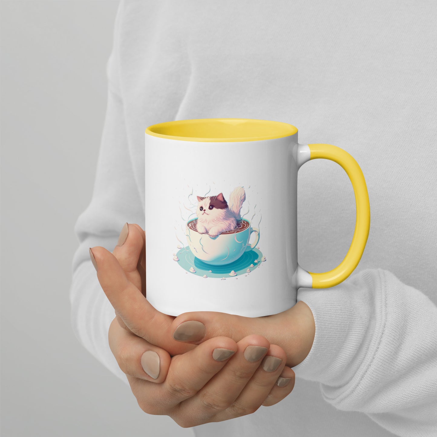 Kawaii Cute Anime Mug - Yumemiru Neko