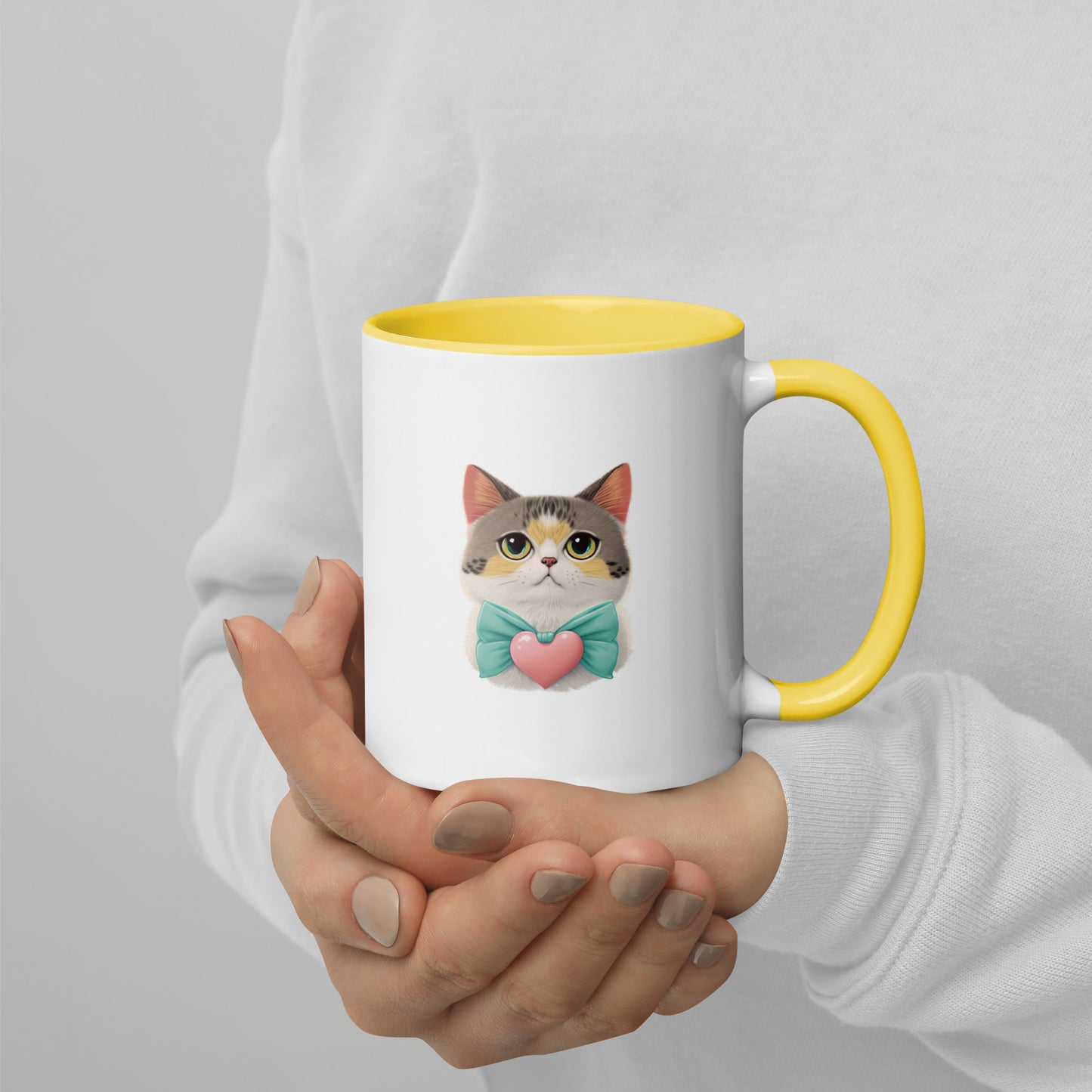 Kawaii Cute Anime Mug - Oliver the Loving Cat