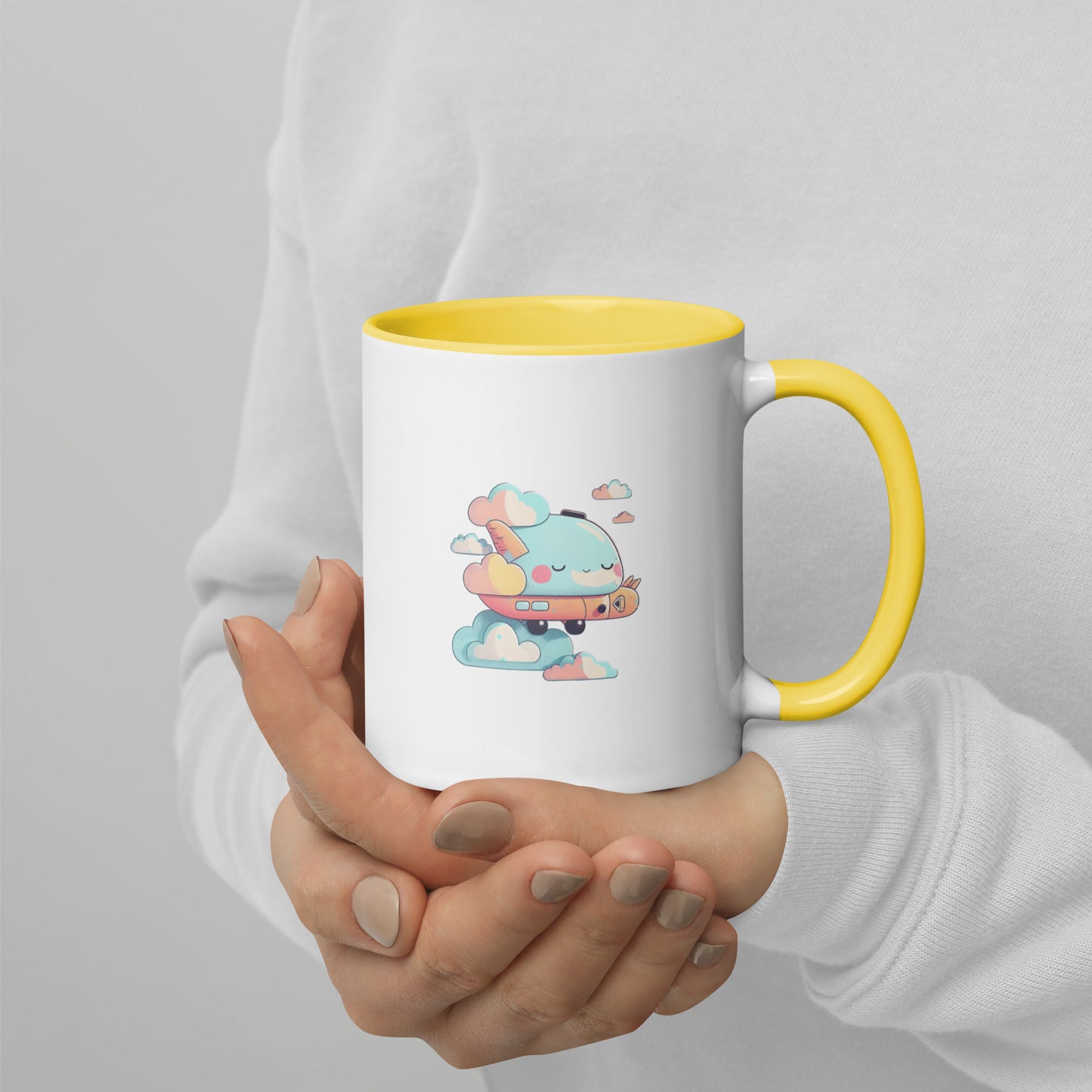 Kawaii Cute Anime Mug - Sora-kun the Dreamy Sky Wanderer