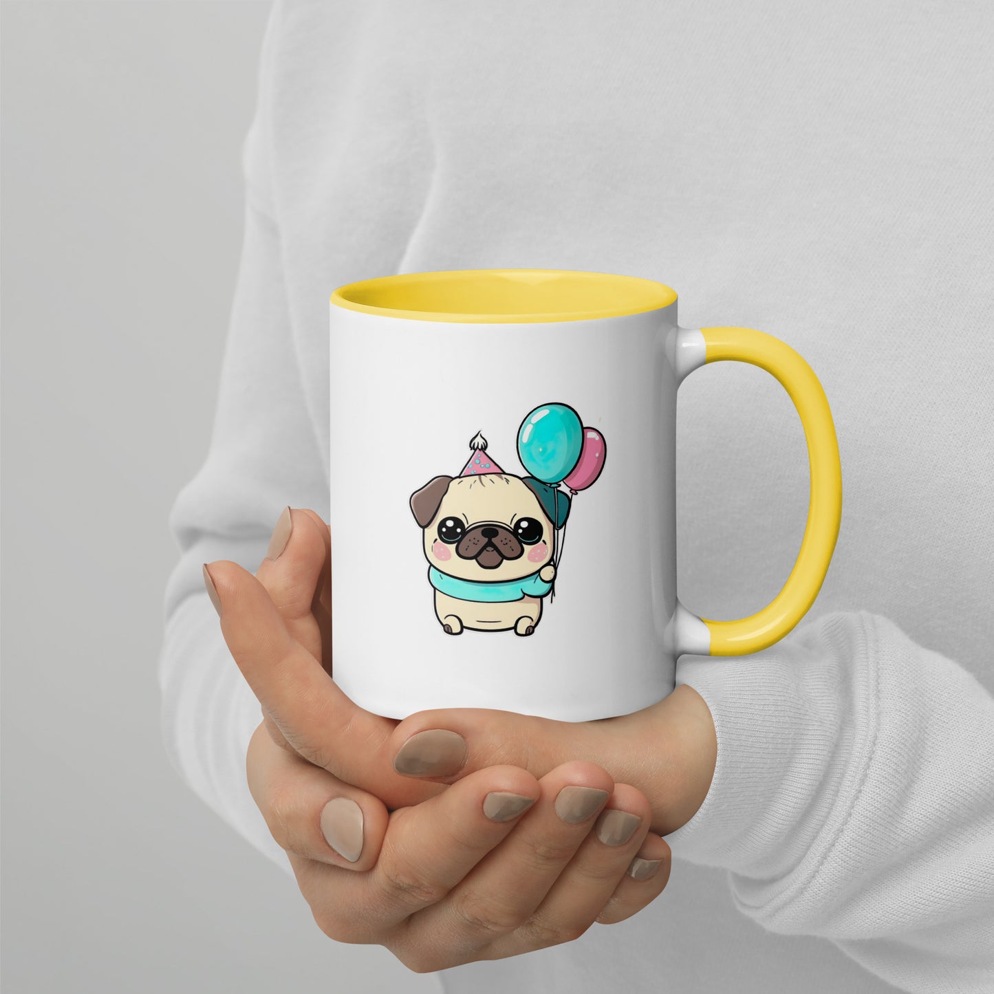 Kawaii Cute Anime Mug - Tanpopo the Pug