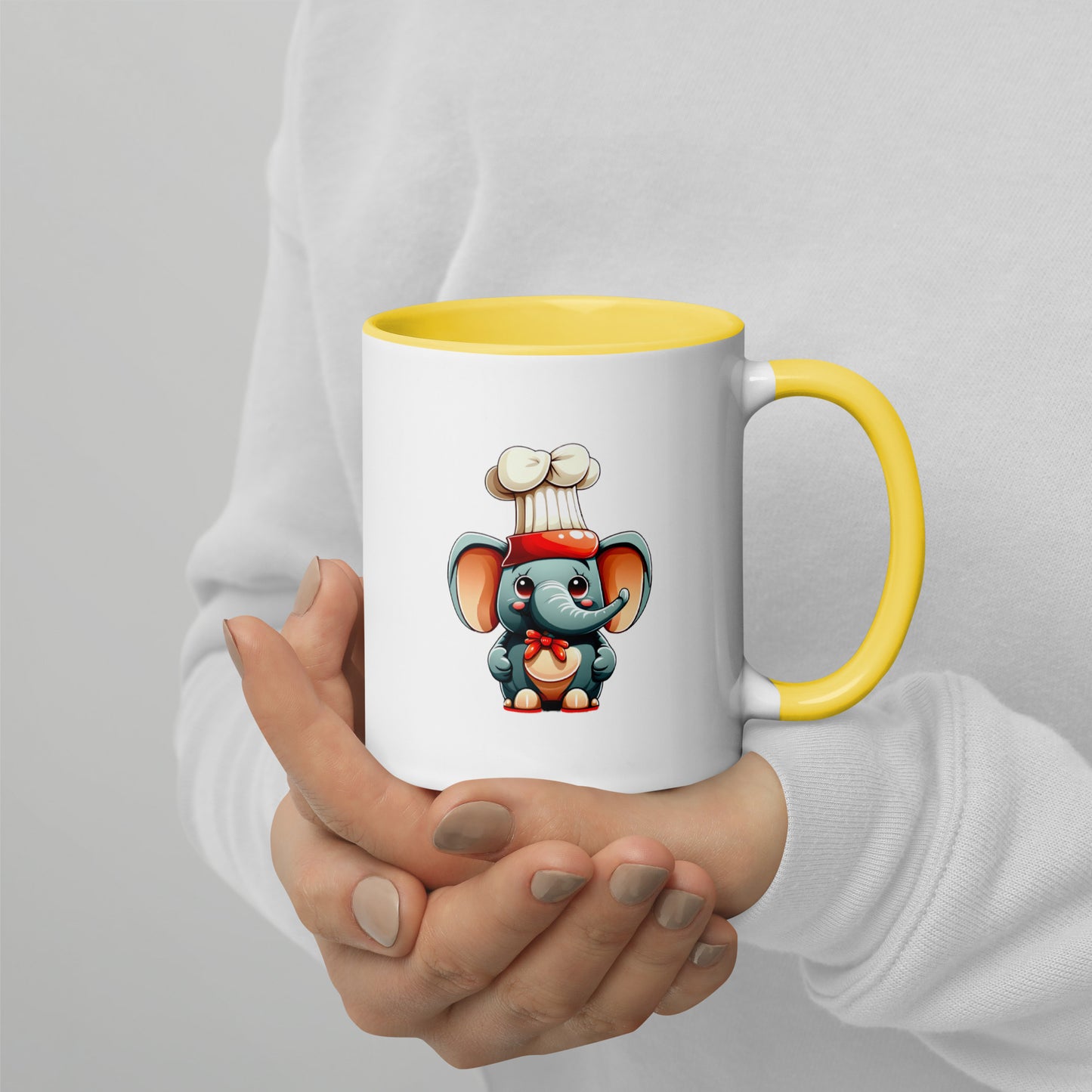 Kawaii Cute Anime Mug - Elliot the Baby Elephant Chef